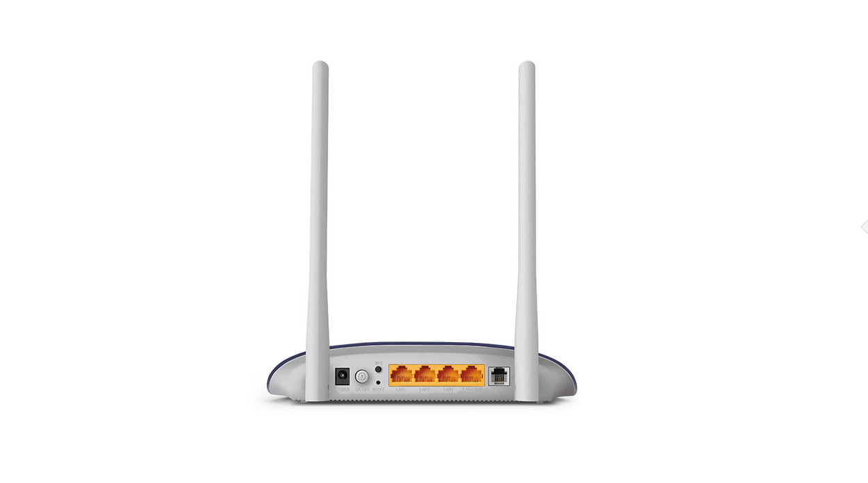 TP-LINK TD-W9960 300Mbps Wireless N VDSL/ADSL Modem Router-سرمه ای - تصویر 3