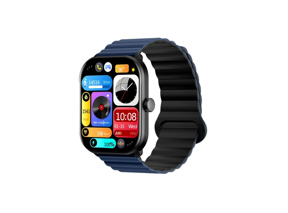 ساعت هوشمند Glorimi مدل GS1 Pro - مشکی آبی (گارانتی 18 ماهه شرکتی)