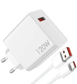 شارژر دیواری شیائومی مدل 120W با کابل Type-c