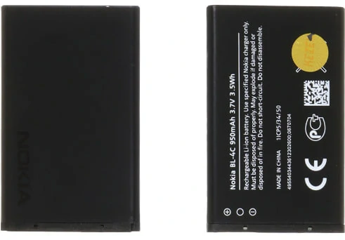 باتری موبایل Nokia مدل BL-4C با ظرفیت 950mAh