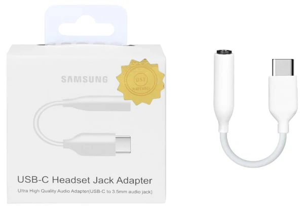 مبدل USB-C به جک 3.5 میلیمتری - سفید - DST