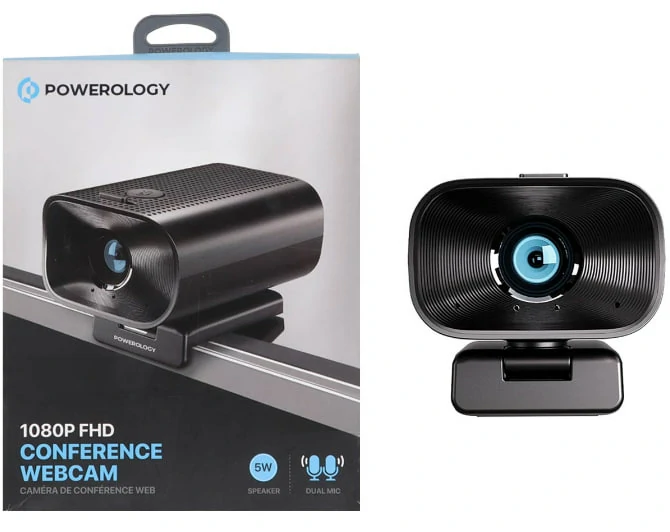 وب کم کنفرانس Powerology مدل PCFRCMBK - مشکی
